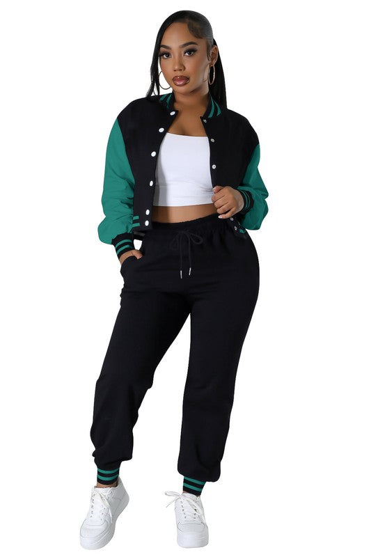 WOMEN'S FASHION TWO PIECE PANT SET