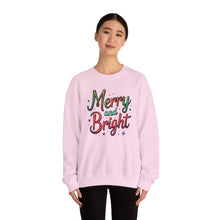 Load image into Gallery viewer, Neon Lights Merry and Bright Sweatshirt
