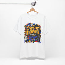 Load image into Gallery viewer, Autism Bus Driver – Driving with Purpose Graphic T-Shirt | School Bus Driver Autism Awareness Shirt | Special Education Transportation Gift
