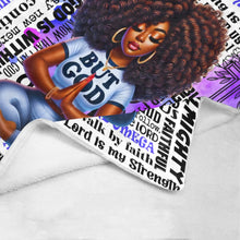 Load image into Gallery viewer, Inspirational But God Ultra-Soft Micro Fleece Blanket 50&quot;x60&quot;

