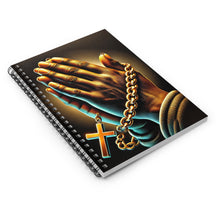 Load image into Gallery viewer, Praying Man Spiral Notebook - Ruled Line
