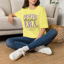 Load image into Gallery viewer, Praying Mama Era T-Shirt | Christian Mom Faith Tee | Faith-Based Graphic Shirt
