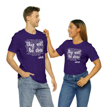 Load image into Gallery viewer, The Lord&#39;s Prayer Unisex Jersey Short Sleeve Tee
