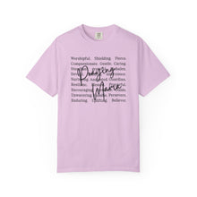 Load image into Gallery viewer, Praying Mama Shirt – Faith-Based Inspirational Graphic Tee for Women
