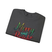 Load image into Gallery viewer, Neon Lights Merry and Bright Sweatshirt
