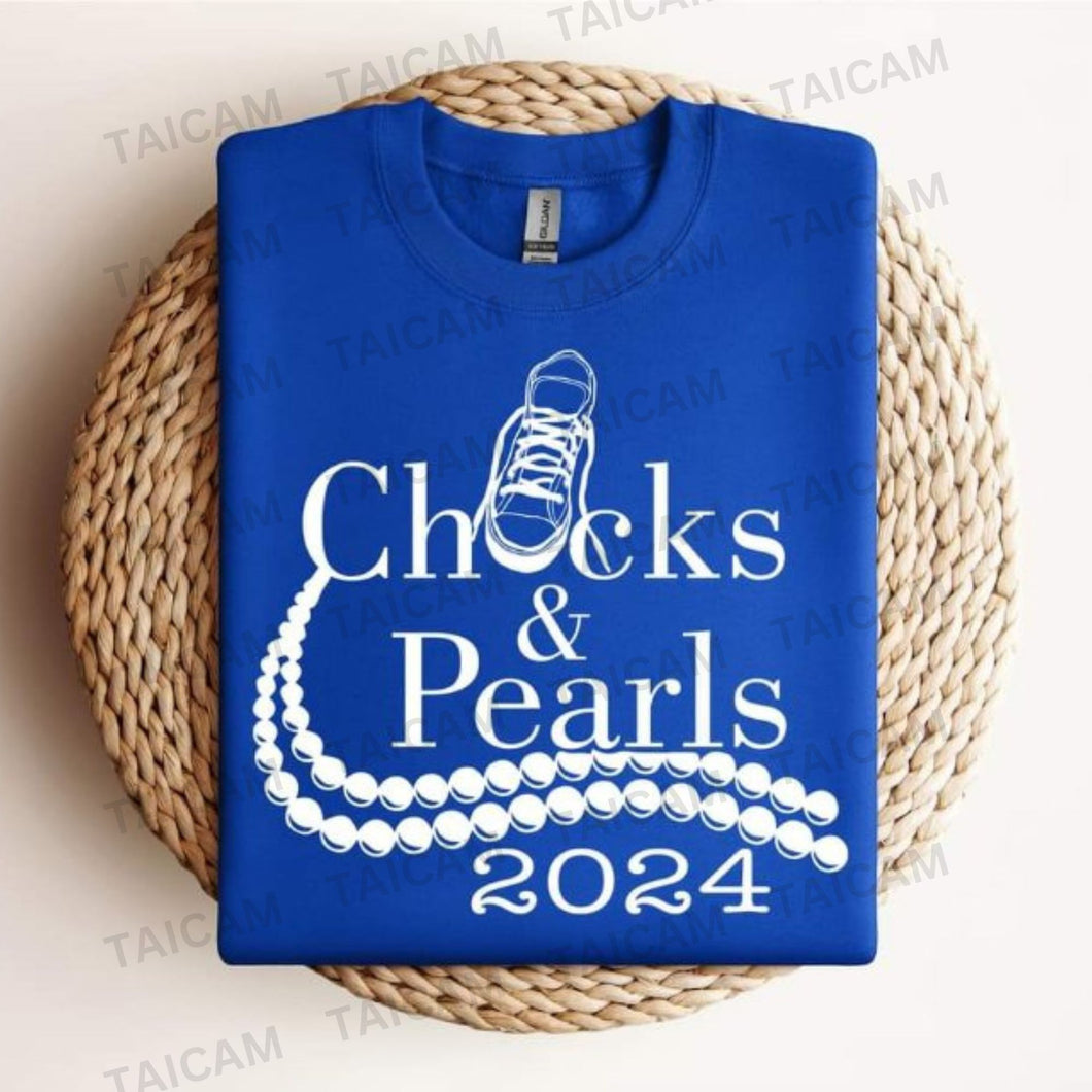 Chucks and Pearls 2024 Unisex Shirt