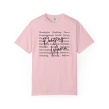 Load image into Gallery viewer, Praying Mama Shirt – Faith-Based Inspirational Graphic Tee for Women
