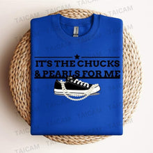 Load image into Gallery viewer, It&#39;s the Chucks and Pearls For Me Unisex Shirt
