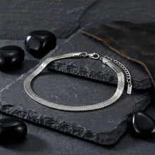 Load image into Gallery viewer, Anklet 8mm Silver Stainless Steel Miami Chain
