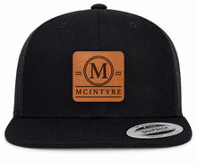 Load image into Gallery viewer, Custom Hat with Monogram Leather Patch
