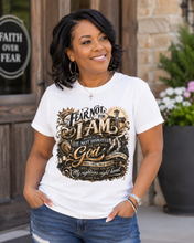 Load image into Gallery viewer, Fear Not For I Am With You Christian T-Shirt | Isaiah 41:10 Bible Verse Shirt | Faith-Based Graphic Tee | Inspirational Christian Gift
