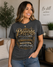 Load image into Gallery viewer, Trust in the Lord Proverbs 3:5-6 Christian T-Shirt | Inspirational Bible Verse Faith Shirt
