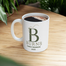 Load image into Gallery viewer, Custom Burns Family 11 oz Mug
