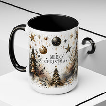 Load image into Gallery viewer, Festive Merry Christmas 15 oz Mug - 4 Designs *Free Shipping*

