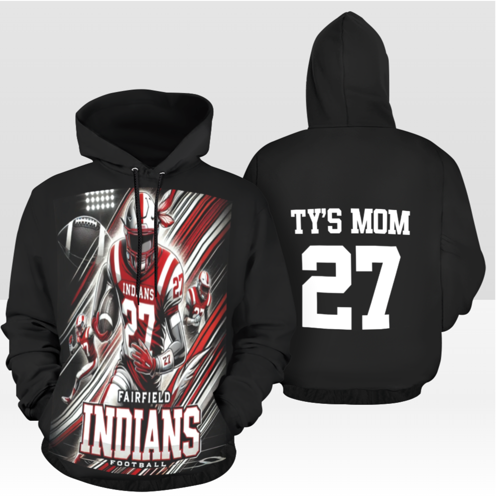 Custom Football Hoodie