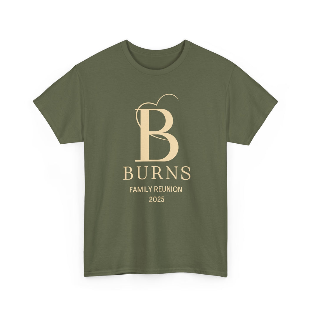 Custom Burns Family Reunion 2025 Youth Unisex T-Shirt