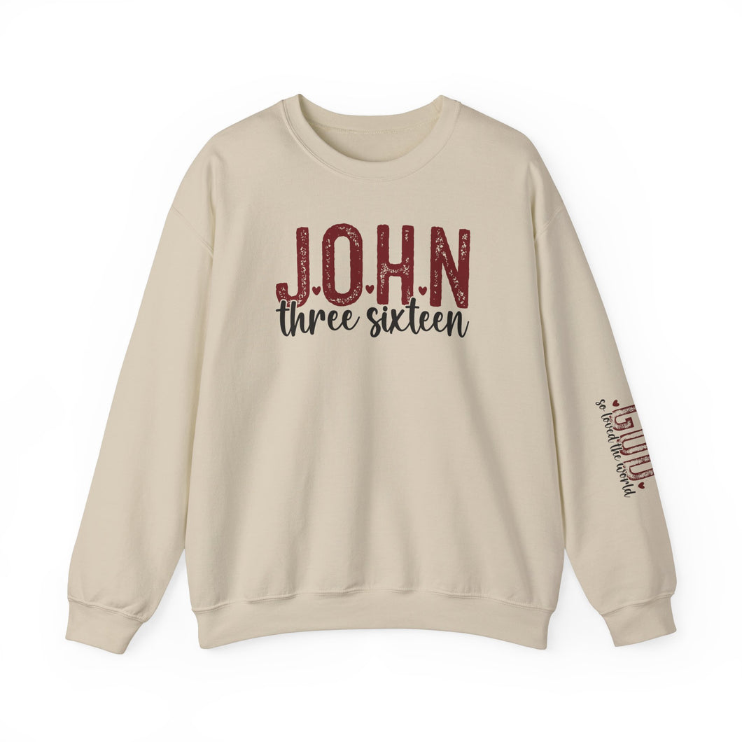 John 3:16 For God So Loved the World Unisex Sweatshirt