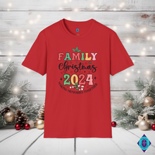 Load image into Gallery viewer, Family Christmas 2024 Making Memories Unisex Softstyle T-Shirt
