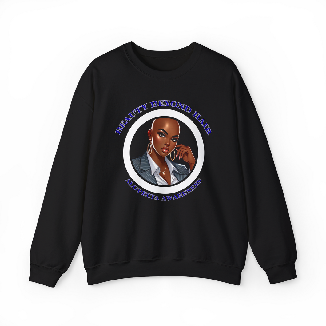 Beauty Beyond Hair Alopecia Awareness Unisex Crewneck Sweatshirt
