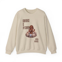 Load image into Gallery viewer, Confidence is My Crown Alopecia Awareness Unisex Crewneck Sweatshirt
