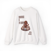 Load image into Gallery viewer, Confidence is My Crown Alopecia Awareness Unisex Crewneck Sweatshirt
