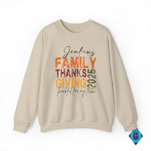 Load image into Gallery viewer, Custom Family Thanksgiving Unisex Shirts
