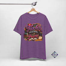 Load image into Gallery viewer, Teacher Teaching with Purpose Graphic T-Shirt | Inspirational Teacher Shirt | Back to School Teacher Gift | Educator Appreciation Tee
