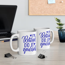 Load image into Gallery viewer, I&#39;m Retired Do It Yourself T-shirt and Mug Set
