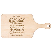 Load image into Gallery viewer, They Broke Bread Hardwood Cutting Board
