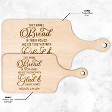 Load image into Gallery viewer, They Broke Bread Hardwood Cutting Board
