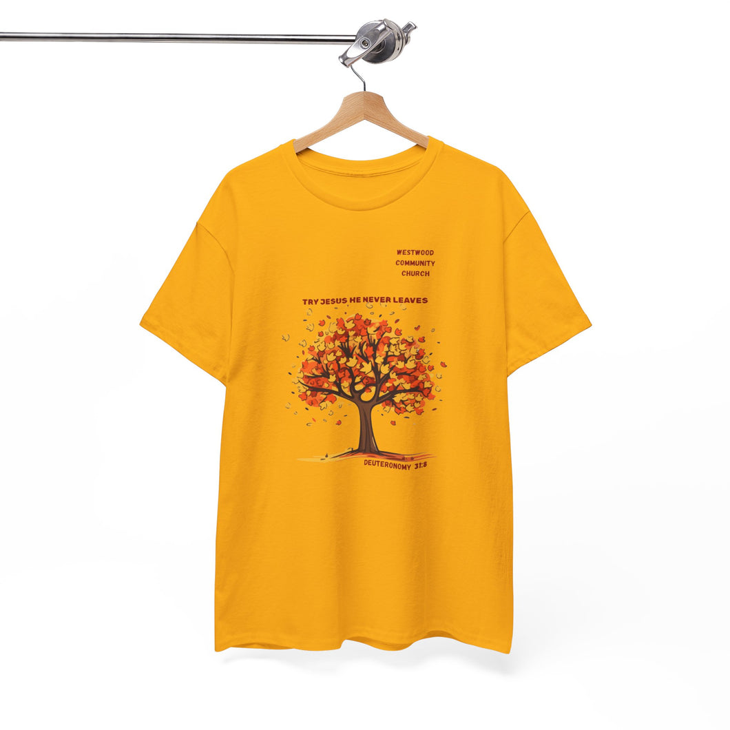 Custom Westwood Church Fall Unisex T-Shirts