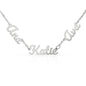 Multiple Name Necklace (No Message Card)