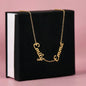 Multiple Name Necklace (No Message Card)