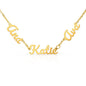 Multiple Name Necklace (No Message Card)