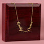 Multiple Name Necklace (No Message Card)