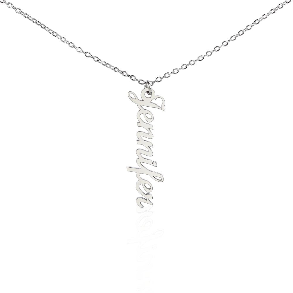 Personalized Multi Vertical Name Necklace – Custom Names Jewelry