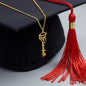 Graduation Cap Necklace (No Message Card)