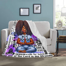 Load image into Gallery viewer, Inspirational But God Ultra-Soft Micro Fleece Blanket 50&quot;x60&quot;
