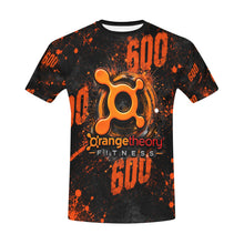 Load image into Gallery viewer, Orangetheory 600th workout Men's All Over Print Crew Neck T-Shirt
