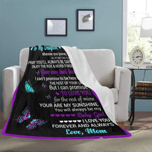 Load image into Gallery viewer, To My Daughter: Ultra-Soft Micro Fleece Blanket with a Heartfelt Message - 54&quot;x70&quot;
