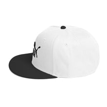 Load image into Gallery viewer, Custom Judah White/Black Snapback Hat
