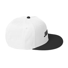 Load image into Gallery viewer, Custom Judah White/Black Snapback Hat
