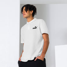 Load image into Gallery viewer, Custom White/Black Judah Unisex Pique Polo Shirt
