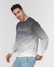 Load image into Gallery viewer, Grace &amp; Grind Cross Logo Gradient Unisex French Terry Crewneck Pullover
