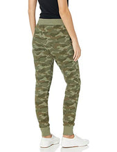 Load image into Gallery viewer, Amazon Essentials Women&#39;s French Terry Fleece Jogger Sweatpant (Available in Plus Size), Green Camo, X-Small
