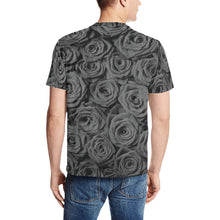 Load image into Gallery viewer, Custom Rest In Peace Queen Black Roses Memorial Unisex All Over Print T-Shirt

