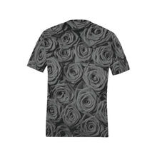 Load image into Gallery viewer, Custom Rest In Peace Queen Black Roses Memorial Unisex All Over Print T-Shirt
