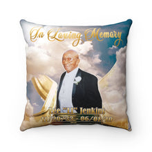 Load image into Gallery viewer, Memorial Faux Suede Square Pillow
