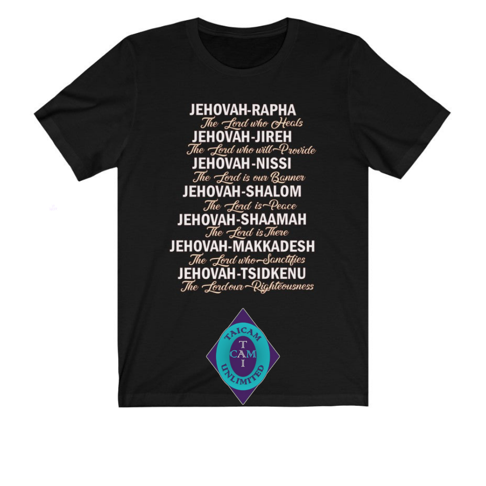 Jehovah Names Unisex Shirts