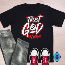 Load image into Gallery viewer, Trust God Always Unisex Heavy Cotton Tee
